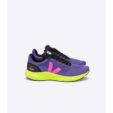 Women's Veja MARLIN LT V KNIT Shoes Purple | ZA 519FDN